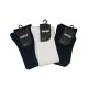 Girls School Knee High Cotton Socks Plain Colours 3 pair Pack