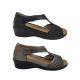 Natural Comfort Madelyn Womens Sandals Leather Upper Back in Wedge Sole