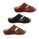 Cherry Marisa Ladies Shoes Sandals Slide Open Toe Hook And Loop Comfort Light