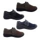 Aerocushion Miller Ladies Shoes Stretch Top Everyday Flats Adjustable Tab