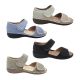Aerocushion Moose 2 Ladies Sandals Summer Flats Back In Open Toe Adjustable