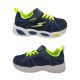 Bolt Origin Boys Shoes Casual Trainer LED Light Up Sole Runner Hook and Loop