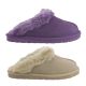 Ladies Slippers Panda Eros Leather Slipper Scuff Warm Soft Fluffy Size 5-10