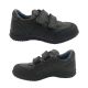 Boys Shoes Grosby Wiley Black Leather Hook and Loop School Shoe NEW Size 11-3
