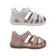 Grosby Sancia Little Girls Sandals Shoes Leather Lined Heel In Covered Toe Ankle Strap