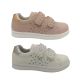Grosby Sara Spot Little Girls Casual Shoes Spot Print Hook And Loop Flats
