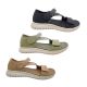 Wilde Sirena Ladies Shoes Sandals Summer Closed Back Adjustable Tabs Light
