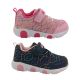 Activ Swirl Girls Sneaker Light Up sole Hook and Loop Strap Light Casual