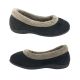 Padders Wintery Ladies Slippers Slip On Low cut Top Soft Trim Padded Insole