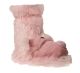 Girls Toddler Slippers Grosby Oink Pink Pull on Pig Slipper Boots Size 4-12 