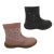 Grosby Brandy Girls Boots Ankle Boot Zip Side Sparkle Insert Flat Sole