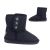 Boys Slippers Grosby Paolo Ankle Boot Slipper Fluffy Lined Denim Light Size 6-12