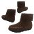 Girls Boots Grosby Ruby Ankle Boot Fringe Detail MicroSuede Zip up Flat