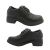 Grosby Ellery Ladies School Shoes Lace up Leather Light Heel Black Shoes
