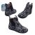 Little Girls Surefit Mani Leather Boots Zip Elastic Side Cute Flower Pattern