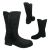 Girls Boots Cool Chic Karen Black Boot Zip Side Mid Calf Shoe UK 1-5 New