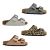 Ladies Shoes WildSole Dancer Comfort Cork Footbed Dual Buckle Slide AU 6-11 NEW