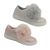 Girls Shoes Gro Shu Ginny Casual Fur Trim Hook And Loop Tab Sneaker Size 6-12 