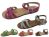 Girls Shoes Grosby Tess Black Pink Red Green White Patent Sandals Size 10-5 New