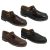 Ladies School Shoes Wilde Jenny Leather T Bar Black/Brown Sizes 5-12 New   