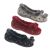 Ladies Sleepers Winter Slippers Knitted Cosy Fluffy Soft Spotty Slip on Slipper 