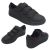 Mens Shoes Corbi Pipeline Black Leather Hook and Loop School Shoe Size 6-12