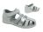 Surefit Hannah Girls Shoes Leather Sandals Tab Adjust Covered Toe 