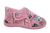 Girls Slippers Grosby Owl Pink Boot Slipper Size 4-12 Shoe Double Fastening Tab