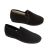 Mens Slippers Grosby Rowan Brown or Black Fleecy Lined Elastic Sides Size 6-12