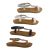 Bellissimo Alyssa Ladies Sandals Strappy Slingback Summer Flat Sole Diamante