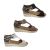 Step On Air Birds Ladies Shoes Sandals Wedge Sole Back In Ankle Strap Open Toe