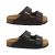 Wildsole Bourke Mens Sandal Comfort Cork Footbed Dual Buckle Slide Size 7-11