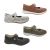 Just Bee Cada Ladies Shoes Leather Upper Casual Flats Removable Insole Adjustable Strap