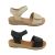 Anna Chloe Girls Sandals Shoes Adjustable Front Ankle Strap Wedge Sole 