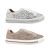 Bay Lane Cortina Ladies Shoes Leather Casuals Slip On Punch Out Multi Fit Insole