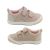 Grosby Dante Girls Shoes Casual Hook and Loop Sparkle Sole Glitter