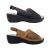 LeBonne Denise Ladies Shoes Sandals Summer Slingback Comfort Wedge Sole Snake Trim