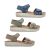 Bellissimo Devon Ladies Sandals Adjustable Tabs Summer Style Light Comfy Sole