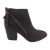 Ladies Shoes Boots WildSole Diego Zip Up Black Dressy Ankle Boot Size 7 