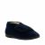 Mens Slippers Grosby Dante Black Slipper Size 6-13 Fastening Tab Woolly Inside