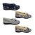 Panda Electra Ladies Slippers Slip on Cosy Furry Trim Bow Front Comfy Sole