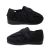 Panda Elisa Ladies Slippers Multi Hook And Loop Adjustable Slipper Soft Black