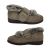 Panda Emee Ladies Slippers Boot Cosy Furry Trim Lining Single Wide Strap 