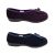 Panda Emilia Ladies Slippers Bow Top Velour Patterned Slip on Flex Sole