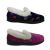 Ladies Slippers Panda Emille Fluffy Comfort Slipper Wider Fit Stitch Detail Velour 