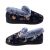 Panda Emille Ladies Slippers Fluffy Comfort Slipper Wider Fit Print Detail Navy