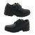Boys Shoes Grosby Evan Black Leather Hook and Loop School Shoe 