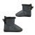 Bellissimo Fancy Little Girls Fluffy Slipper Boot Pull on Glittery Furry Trim