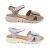 Reva Finley Ladies Leather Sandals Slingback Light Comfort Sole Adjustable