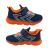 Bolt Flash Boys Sneaker Casual Trainer LED Lightup Sole Hook and Loop Strap